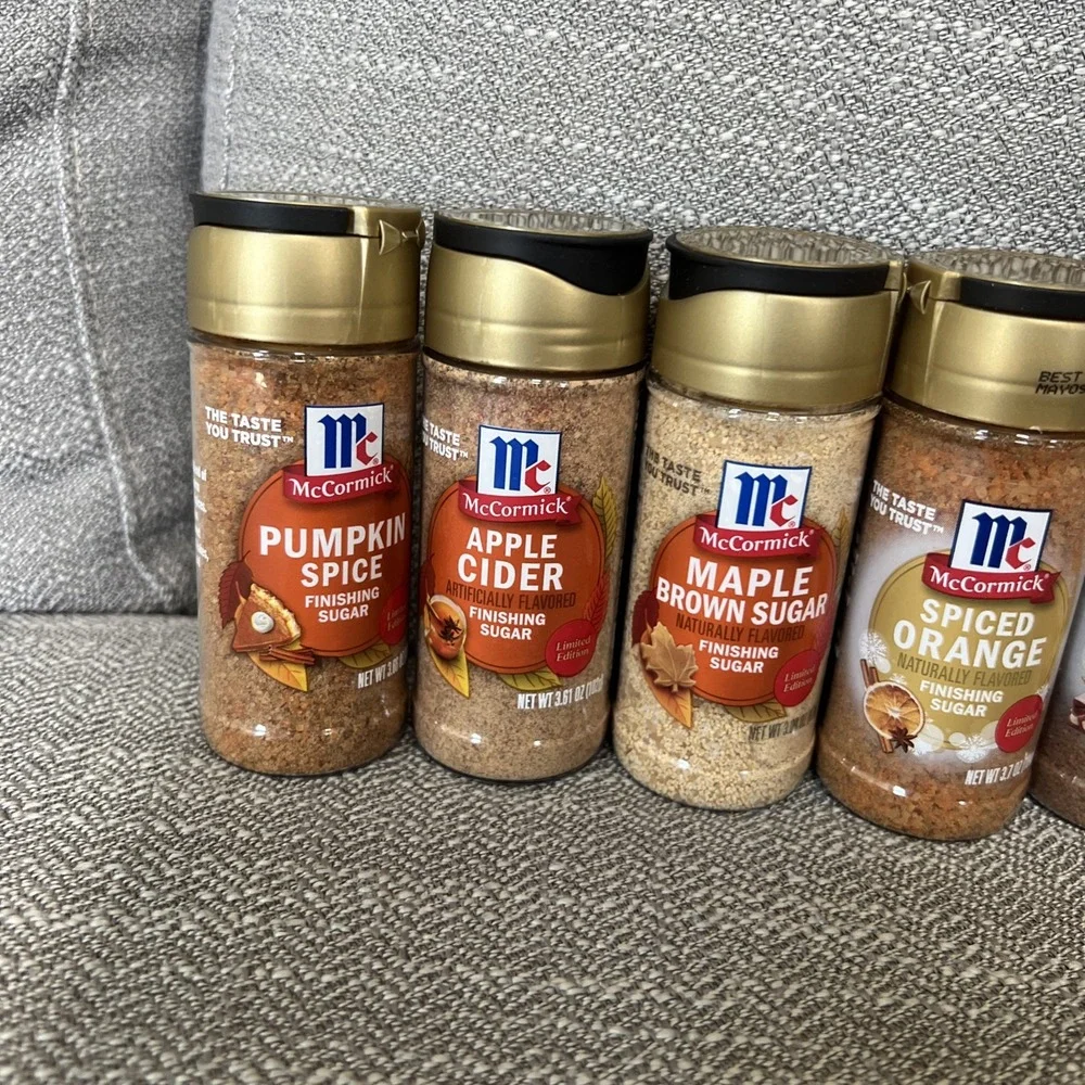 2025 McCormick Finishing Sugars Limited Edition Lot of 8 New No Duplicates